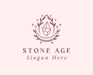 Crystal Gemstone Accessory logo design