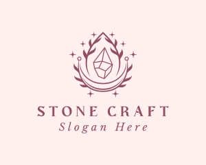 Crystal Gemstone Accessory logo design