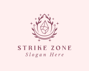 Crystal Gemstone Accessory logo design