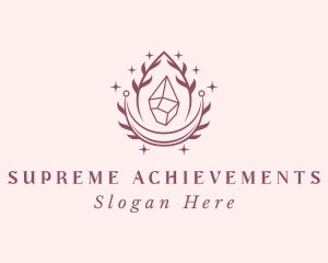 Crystal Gemstone Accessory logo design