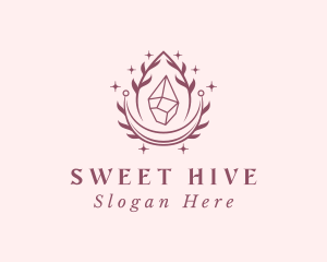 Crystal Gemstone Accessory logo design