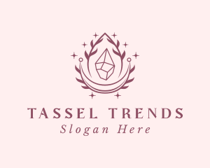 Crystal Gemstone Accessory logo design