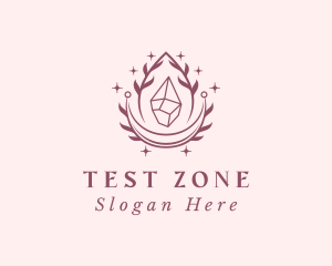 Crystal Gemstone Accessory logo design