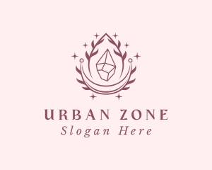 Crystal Gemstone Accessory logo design