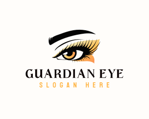 Eyelash Beautiful Eye logo design