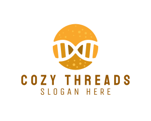 DNA Thread Genes logo design