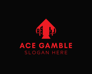 Hotel Casino Building logo design