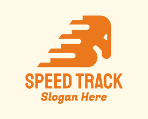 Fast Horse Mane Knight Logo