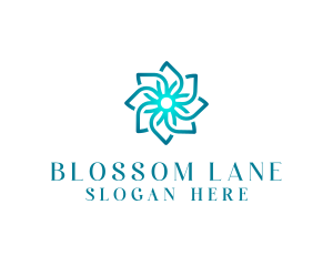 Flower Petal Pattern logo design