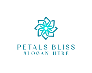 Flower Petal Pattern logo design