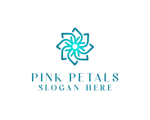 Flower Petal Pattern logo design