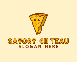 Cute Swiss Cheese logo design