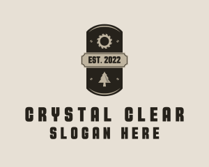 Circular Saw Emblem  Logo