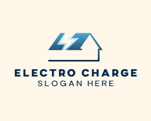 Thunderbolt Home Electricity logo design