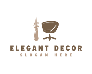 Chair Decor Furniture logo design