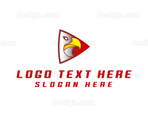 Eagle Play Button Logo