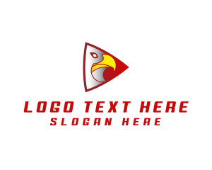 Eagle Play Button  logo