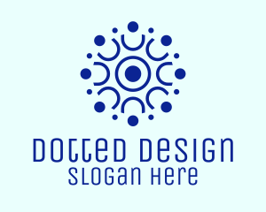 Modern Dots Pattern logo design