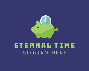 Time Deposit Piggy Bank  logo design