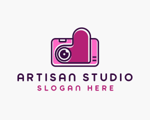 Romantic Digital Camera  logo design