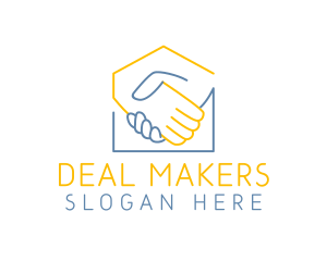 Home Handshake Deal logo design