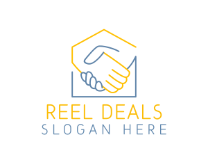 Home Handshake Deal logo design