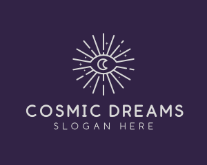 Cosmic Eye Astrology logo design