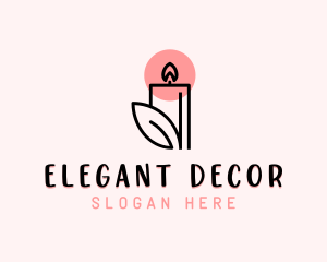 Organic Scented Candle logo design