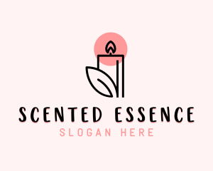 Organic Scented Candle logo design