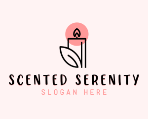 Organic Scented Candle logo design