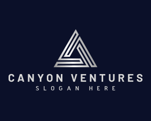 Triangle Firm Pyramid logo design