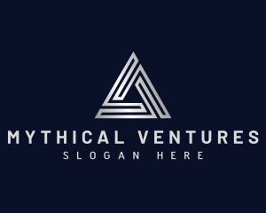 Triangle Firm Pyramid logo design