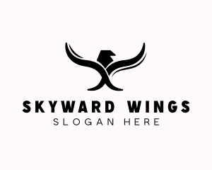 Aviation Bird Wings logo design