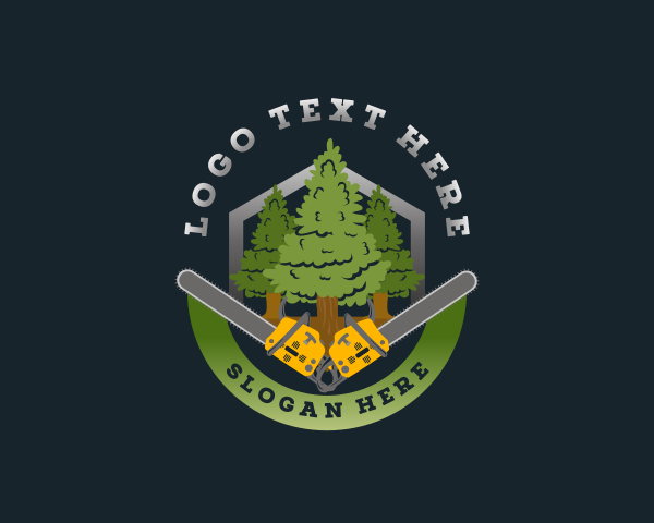 Tree Forest Chainsaw logo