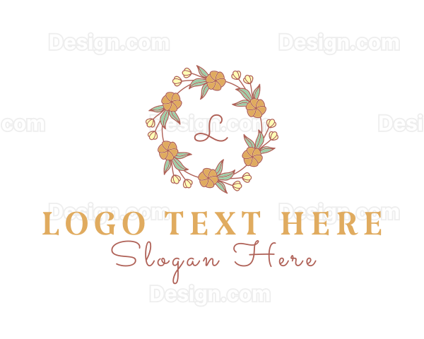 Dainty Floral event Organizer Logo