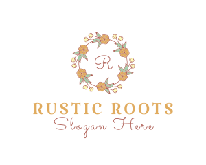 Dainty Floral event Organizer logo design