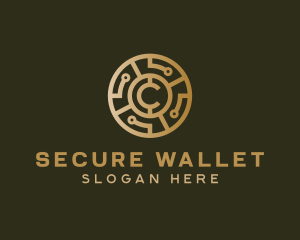 Bitcoin Digital Cryptocurrency  logo design