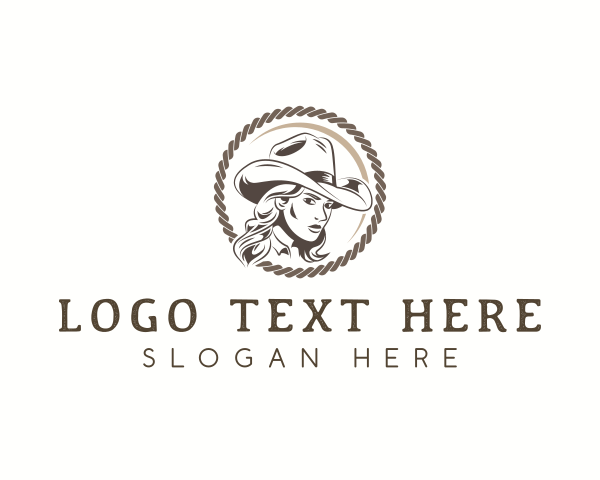 Cowboy Hat logo example 3