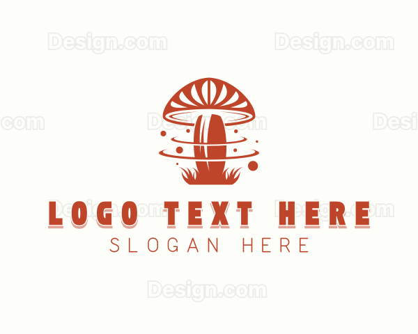 Shiitake Mushroom Holistic Logo