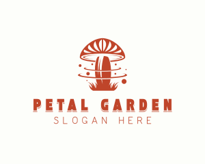 Shiitake Mushroom Holistic logo design