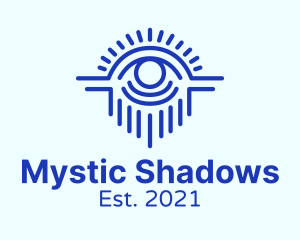 Blue Mystical Eye  logo design