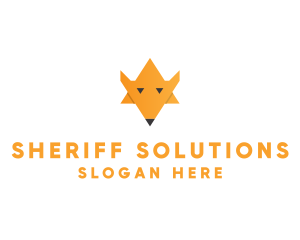 Fox Sheriff Star logo design