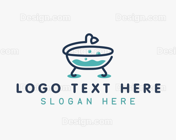 Bath Tub Clean Logo