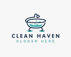 Bath Tub Clean logo design