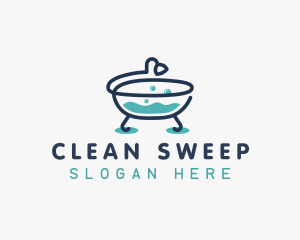 Bath Tub Clean logo design