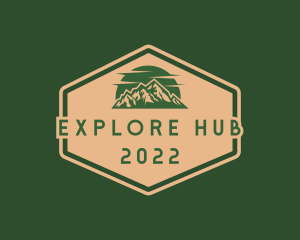 Mountain Climbing Explorer logo design