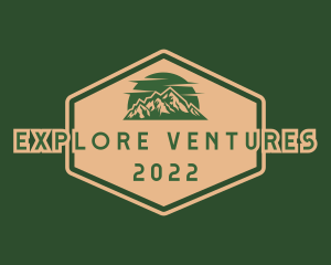 Mountain Climbing Explorer logo design