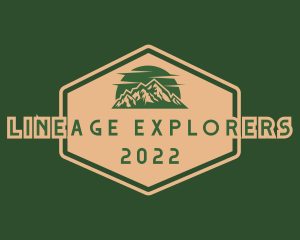 Mountain Climbing Explorer logo design