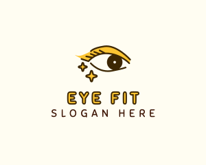 Makeup Eye Sparkle logo design