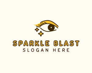 Makeup Eye Sparkle logo design